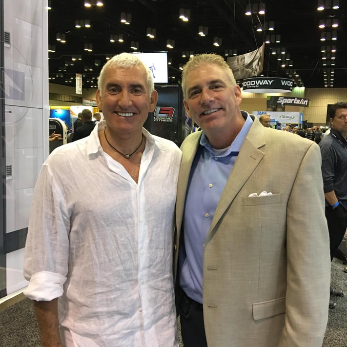 Active Wellness CEO, Bill McBride with Johnny G.