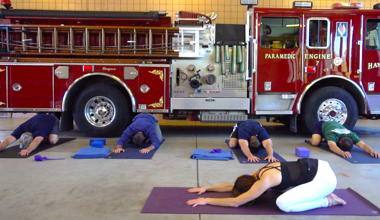 Fire station yoga